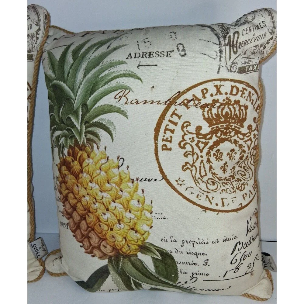 Pineapple Throw Pillows 11 x 14 Thro Mario Lorenza 2